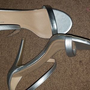 Silver sandals
